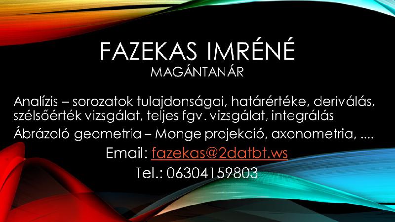 Fazekas Imréné